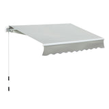 ZUN Patio Retractable Awning -AS （Prohibited by WalMart） 26912239