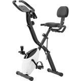 Folding Exercise Bike, Fitness Upright and Recumbent X-Bike with 10-Level Adjustable Resistance, Arm 62589639