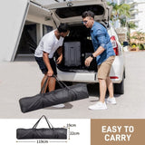 3 x 3m Two Doors & Two Windows Practical Waterproof Right-Angle Folding Tent Khaki 82188292