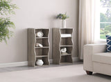 8-layer adjustable shelf ultra-thin bookshelf with a wavy border design, which is more aesthetically W487P339354