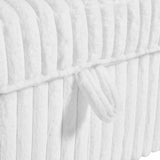 Living Room Square Tufted Upholstered Oversized Accent Ottoman with Storage Box,Large-White. W1708P291243