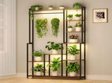 Large Stand Indoor with Grow Light, 71 Inches Tall Shelf, 8 Tiered Heavy-Duty Metal W3101P314627
