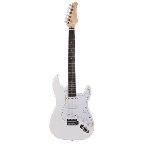 ZUN Rosewood Fingerboard Electric Guitar White 12619055