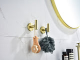 6-Pack Wall-Mounted Stainless Steel Bathroom Towel Hooks/Coat Hooks for Bathroom, Bedroom, Kitchen 84007609