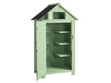 Fir wood Arrow Shed with Single Door Wooden Garden Shed Wooden Lockers 52354080