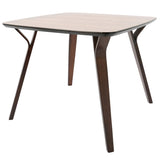 Folia Mid-Century Modern Dinette Table in Walnut by LumiSource B202P223343