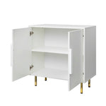 ZUN Sideboard Buffet Cabinet with Storage Modern Storage Cabinets with 2 Doors with Handle for Living W1778104712