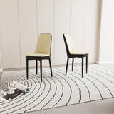 A set of 2 dining chair, modern style chair made of high-quality PU Leather fabric with thick soft W2189P166108