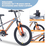 ZUN Mountain Bike,20 Inch MTB for Boys and Girls Age 7-10 Years,Multiple Colors 91829826