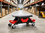 300 LBS Capacity Rolling Mechanic Stool with 4" Wheels, 3 Slide-Out Tool Trays & Drawer, Heavy Duty 91677153