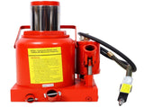 50 Ton 100,000LBS Air Hydraulic Bottle Jack, with Pneumatic & Manual Hand Pump, Rugged Steel W465P146643