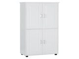 Tall and Wide Bathroom Floor Storage Cabinet, Bathroom Storage Unit, Freestanding Cabinet with 4 86567024