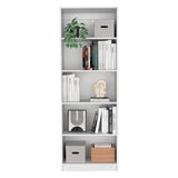 Home 4 Shelves Bookcase with Multi-Tiered Storage -White -Office B200137828