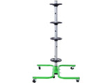 Storage Stand With Wheels 275 LBS Total Capacity Uses Six 2in Swivel Caster Wheels green color 45596629