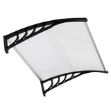 HT-100 x 80 Household Application Door & Window Rain Cover Eaves Canopy White & 87203302