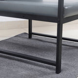 Lounge, living room, office or the reception area PVC leather accent arm chair with Extra thick W1359P194177