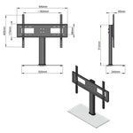 ZUN 32-55" Wall Mount TV Mount Bracket TSD800 with Column 31928468