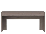 Meridian 2-Drawer Writing Desk Light Gray B062111627