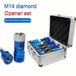 ZUN M14 Brazed Diamond Drill Set Ceramic Tile Stone Drilling Angle Grinding Machine Drilling Drill Bit 80543380