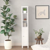 ZUN 66.92" Tall Bathroom Storage Cabinet with Adjustable Shelves,1 Doors Freestanding Cabinet with 01149860