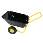 ZUN Two-wheeled barrow, garden cart, 10-inch pneumatic wheels 93682304