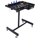 Adjustable Tear Down Work Table with Drawer for Garages, Repair Shops, and DIY, Portable, 2.5" W46565405