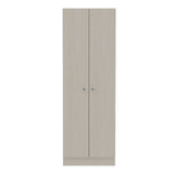 Buxton Rectangle 2-Door Storage Tall Cabinet White Washed Oak B06280485