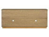 TREXM 4-Door Large Storage Buffet Cabinet with Glass Doors, Arched Cabinet with Adjustable Shelves N715P247544D