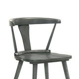 2 Pieces Set Dining Side Chair Rustic Modern Farmhouse Design Retro Design Easy to Assembly W2537P211109