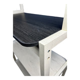 31.5" White and Black color 5-Tier Bakers Rack for Kitchen with Storage, Coffee Bar, Kitchen W1412P230432