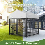 Large Dog Kennel Outdoor Pet Pens Dogs Run Enclosure Animal4'L x 4'W x 4.25'H T3210P294079