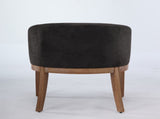 Mid Century Modern Upholstered Barrel Dining with Arms,Farmhouse Linen Kitchen & Dining Room 11325637