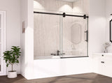 56-60"W x 60"H Frameless Sliding Tub Shower Door Enclosure, 5/16 inches Thick SGCC Tempered W2813P388107