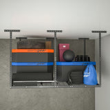 ZUN 4 ft. x 6 ft. Overhead Garage Storage Rack Heavy Duty Metal Garage Ceiling Storage Racks 77090397