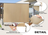 8'X6' sesame HDPE spliced roller shutter 78413542