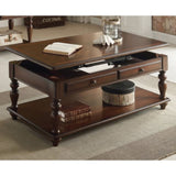 ZUN Walnut Coffee Table with Lift Top B062P189087