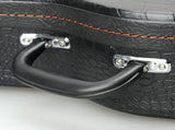 26" Tenor Python Pattern Leather Ukulele Case Black 14670546
