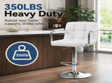 2-Pack Bar Stools, PU Leather Adjustable Swivel/ Arms Barstools, Hydraulic Kitchen Counter 94982020