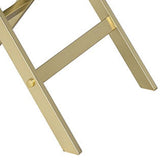 Black and Brass 1-Drawer Rectangular Accent Table B062P181357