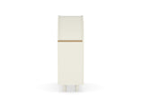 Arched Small Bookcase,Arched Storage Cabinet,Wooden Modern Arched Top Bookshelf 3 Shelves,White 11796895
