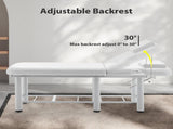 Professioanl Massage Table , Backrest Adjustable, Removable Headrest, Bottom Shelf Storage , Memory W1422P250588