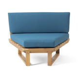 ZUN MIRABELLE CORNER CHAIR + COFFEE TABLE, TEAL 66938.00DT