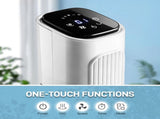 US Standard RTW-GR36 Tower Fan, 110V 45W, 36 Inch, Column Shape, White Plastic Body, Copper Motor, 13699804