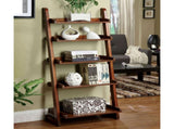 5-Tier Ladder Bookshelf with Open Shelves, Antique Oak B016P356094