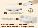 Modern Floor Sofa with 2 Pillows,Convertible Corduroy Fabric Foam-Filled Sleeper Sofa Bed,15" Twin 33690449