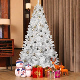 Artificial 4ft White Christmas Tree with 328PVC Mixed Branch Tips,Green,Hinged Premium & Foldable 98761736