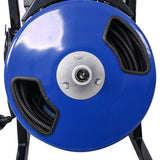 60FTx1/2Inch Drain Cleaner Electric Drain Auger with 4 Cutter & Foot Switch Drain Cleaner W46591779