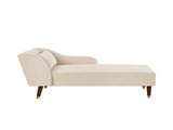 Modern Chaise Lounge Chair Velvet Upholstery W1097124938
