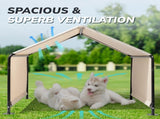 4*4*3.3FT Dog Tent for Large Creamy white 30312718
