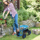 Rolling Garden Work Seat with Wheels, Gardening Stool for Planting, Garden Scooter with 360 Degree 29689939